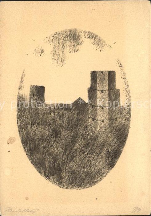 Heidelberg Neckar Kuenstlerkarte