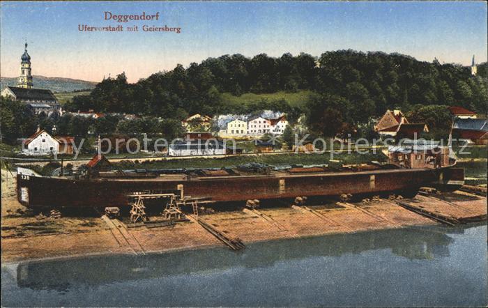 Deggendorf Donau Ufervorstadt mit Geiersberg