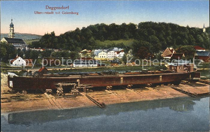 Deggendorf Donau Ufervorstadt mit Geiersberg