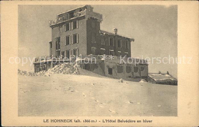 Hohneck Hotel Belvecere en hiver