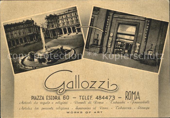Roma Rom Tabakladen Gallozzi