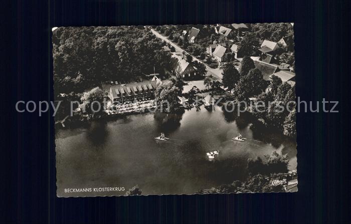 Neukloster Niederelbe Fliegeraufnahme Hotel Restaurant Klosterkrug