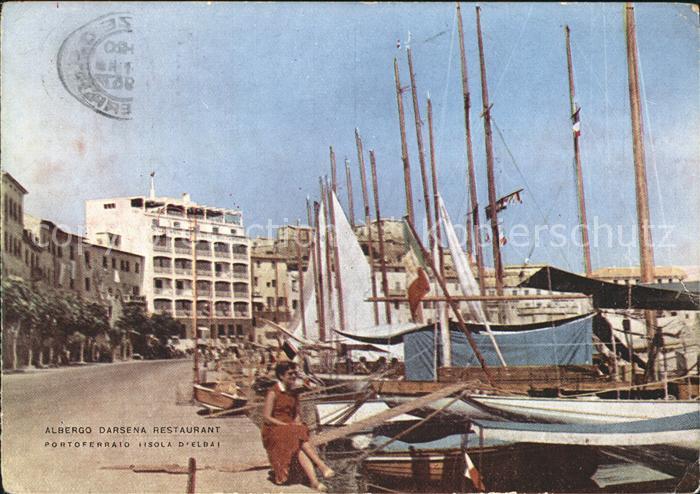 Isola d Elba Albergo Darsena Restaurant Hafen