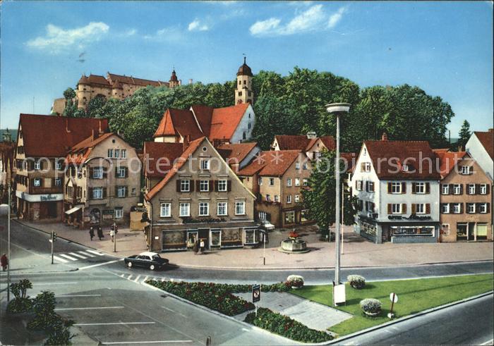Heidenheim Brenz Ortspartie mit Burg
