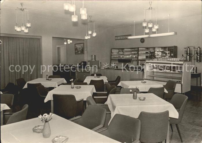 Grossbreitenbach Thueringen FDGB Erholungszentrum Thueringer Wald Speisesaal