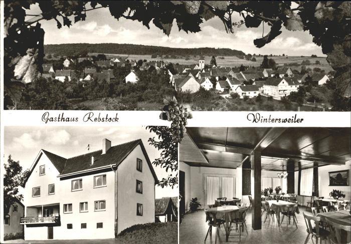 Wintersweiler Gasthaus Pension Rebstock