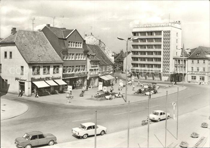 Muehlhausen Thueringen Thoma Muentzer Stadt Wilhelm Pieck Platz