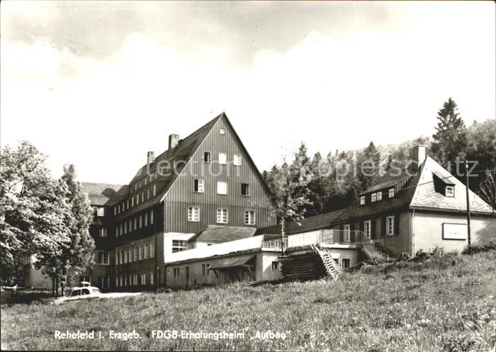 Rehefeld-Zaunhaus FDGB Erholungsheim Aufbau