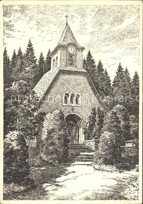 Oberbaerenburg Baerenburg Kapelle Kuenstlerkarte