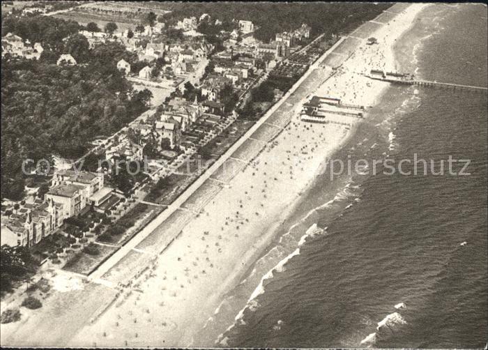 Zinnowitz Ostseebad Usedom Fliegeraufnahme Strandpartie