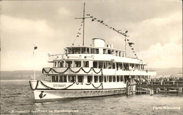Starnbergersee MS Seeshaupt Anlegesteg