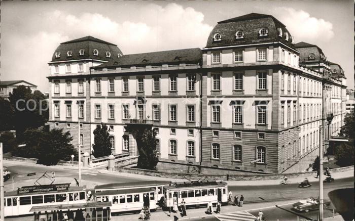 Darmstadt Schloss Strassenbahnen