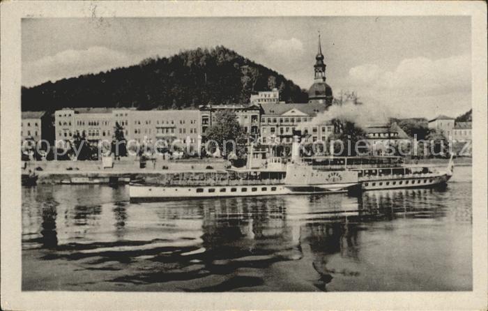 Bad Schandau mit Dampfer Leipzig