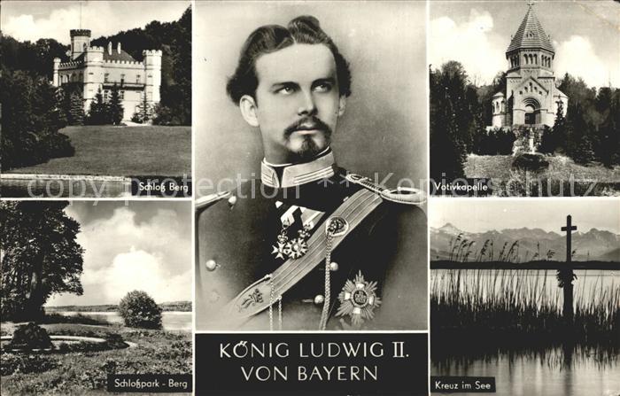 Starnberg Starnbergersee Bayern Schloss Berg Votivkapelle Schlosspark Kreuz im S