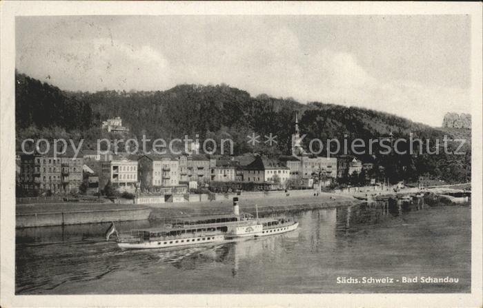 Bad Schandau mit Elbedampfer