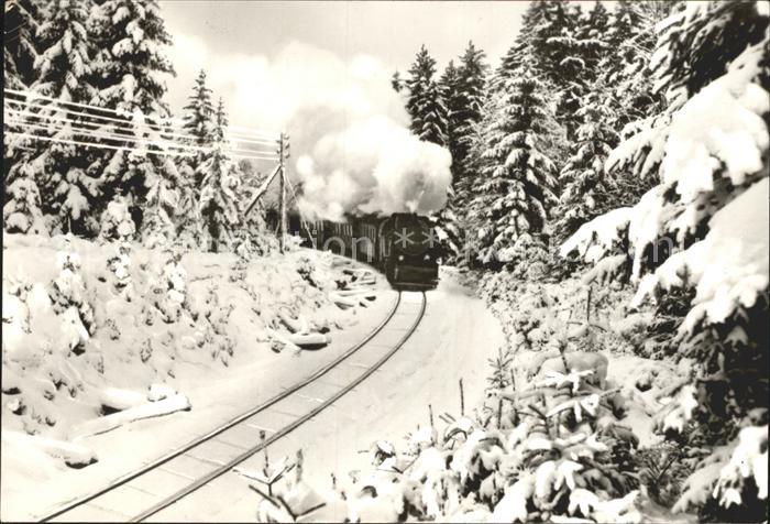 Harzbahn Harzquerbahn im Winter
