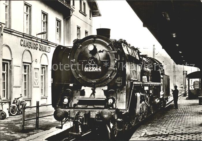 Camburg Am Bahnhof Dampflokomotive Baureihe 012