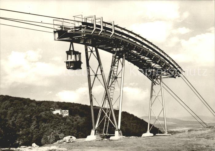 Thale Harz Personenschwebebahn Berghotel auf der Rosstrappe