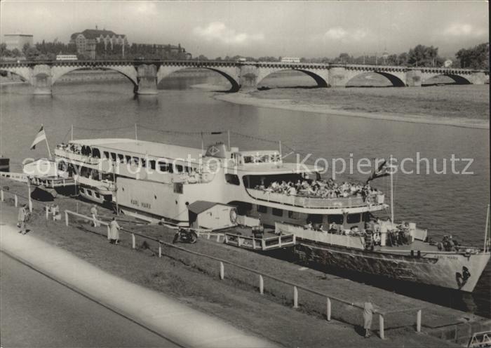 Motorschiffe Karl Marx Dresden Weisse Flotte