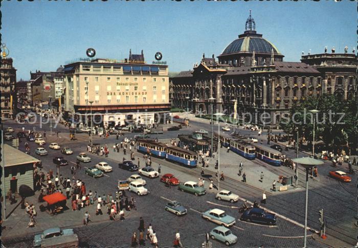 Strassenbahn Muenchen Stachus Justizpalast