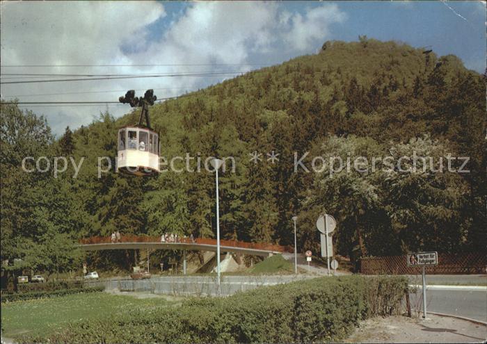 Seilbahn Bad Harzburg Fussgaenger-Bruecke
