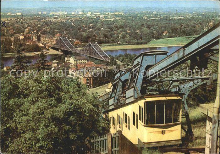 Zahnradbahn Dresden Loschwitzhoehe Blaues Wunder