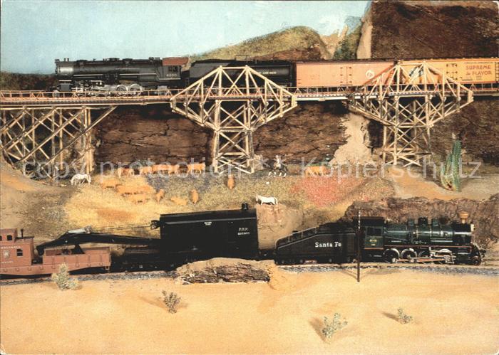 Modellbau-Eisenbahn Free Valley Railroad Freital Lok Santa Fe