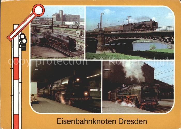 Lokomotive Bahnbetriebswerk Dresden-Altstadt Elbbruecke Hauptbahnhof