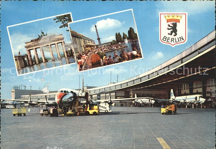 Flughafen Airport Aeroporto Tempelhof Berlin Brandenburgertor