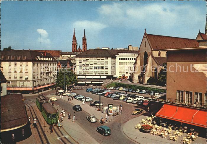 Strassenbahn Basel Barfuesserplatz