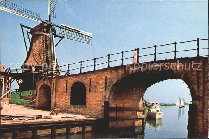 Windmuehle Holland Alte Bruecke