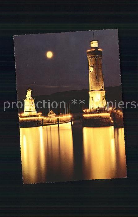 Leuchtturm Lighthouse Lindau Bodensee Hafeneinfahrt