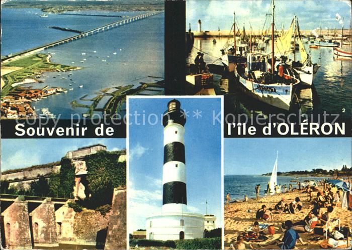 Leuchtturm Lighthouse Ile d Oleron Pont Port Cotiniere Chateau