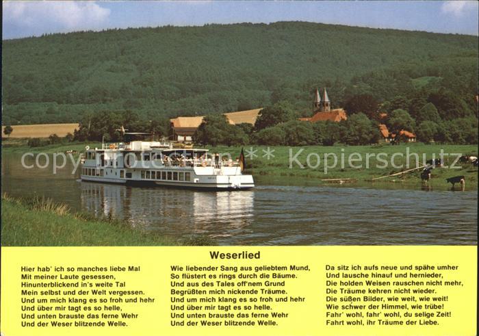 Motorschiffe Weserlied Benediktinerkloster Bursfelde