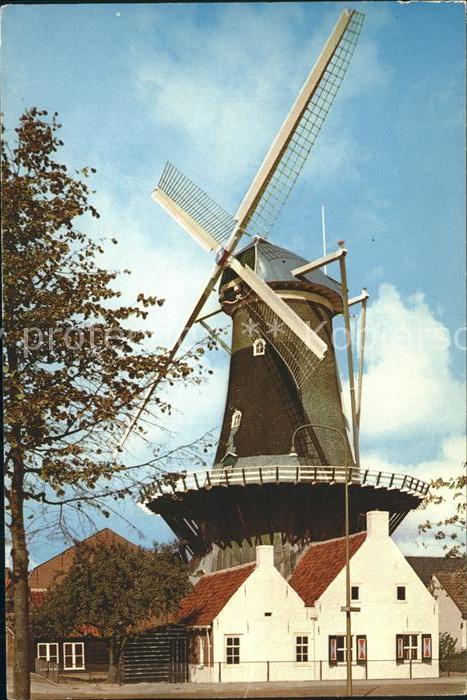 Windmuehle Korenmolen Windlust Wassenaar Holland