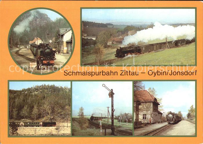 Lokomotive Schmalspurbahn Zittau-Oybin Bahnhof Jonsdorf