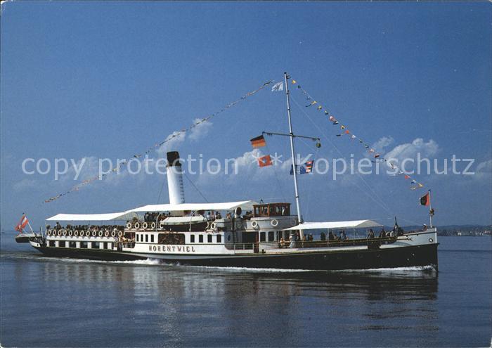 Dampfer Seitenrad Hohentwiel Bodensee