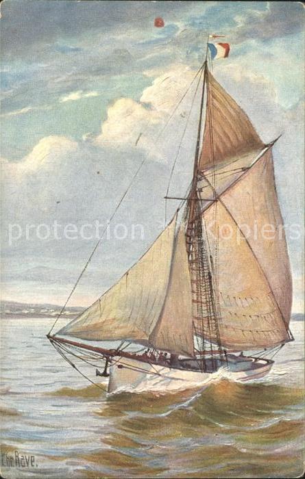 Segelboote Franzoesische Segeljacht Marine-Galerie-Nr. 234