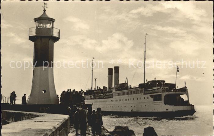 Leuchtturm Lighthouse Faehre Sassnitz Ruegen