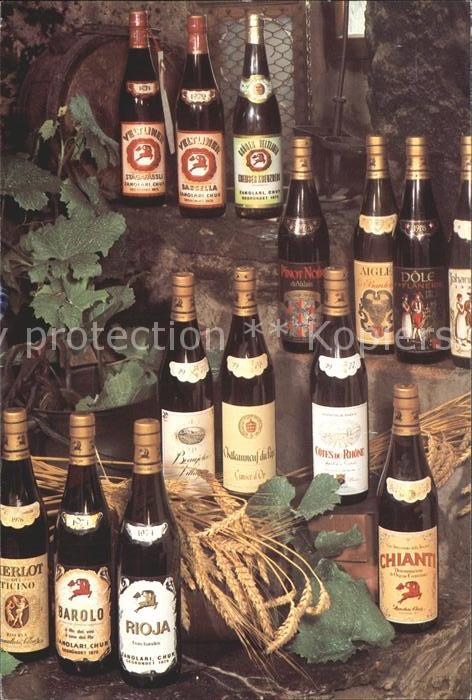 Wein Bestellkarte Zanolari Soehne Chur