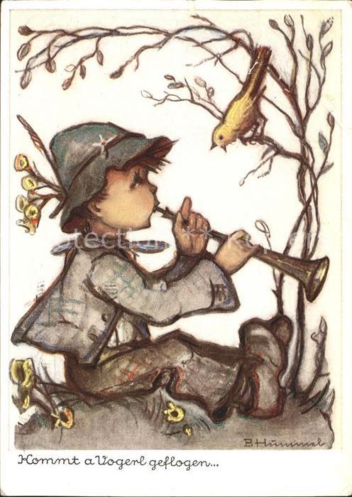 Hummel Nr. 4949 Kind Vogel Klarinette