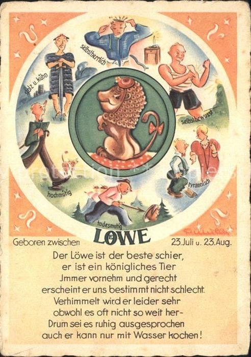 Sternzeichen Loewe