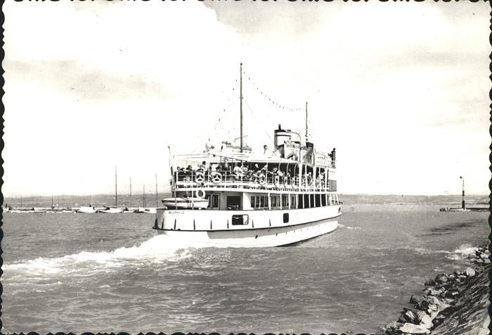 Dampfer Binnenschifffahrt Siofok Beloiannis Spazierschiff