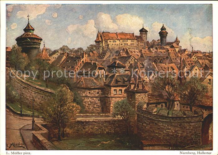 Moessler L. Hallertor Rothenburg ob der Tauber