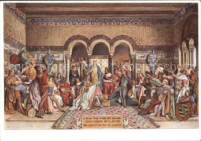 Schwind Moritz von Wartburg Saengerstreit Nr. 1001