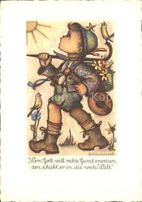 Hummel Nr. 4512 Reisender Mandoline Voegel