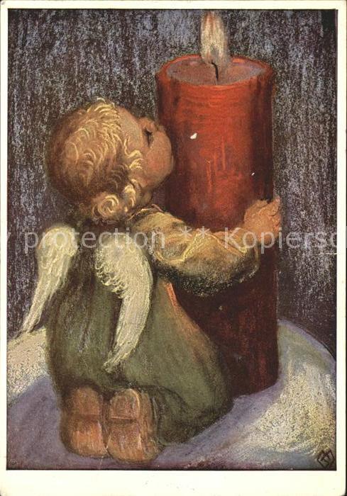 Spoetl Maria Kuenstlerkarte Ein Freundenlicht Nr. 375