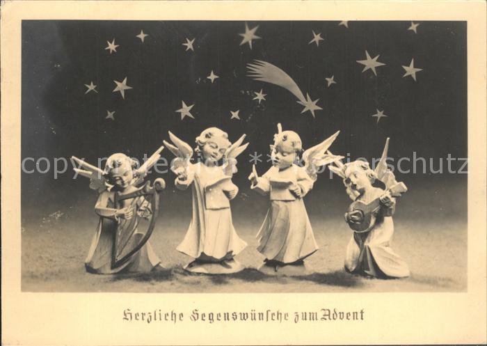 Engel Harfe Mandoline Gesang Weihnachten Advent