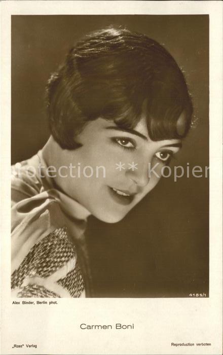 Verlag Ross Nr. 4185/1 Schauspieler Carmen Boni