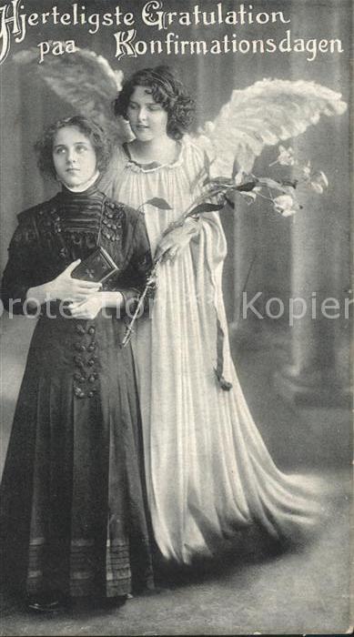 Konfirmation Schutzengel Maedchen